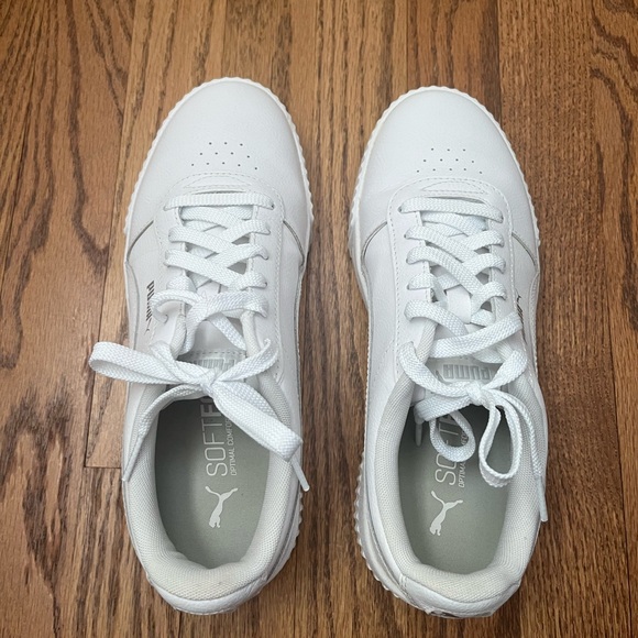 Size 9 Puma White Sneakers - Picture 2 of 10